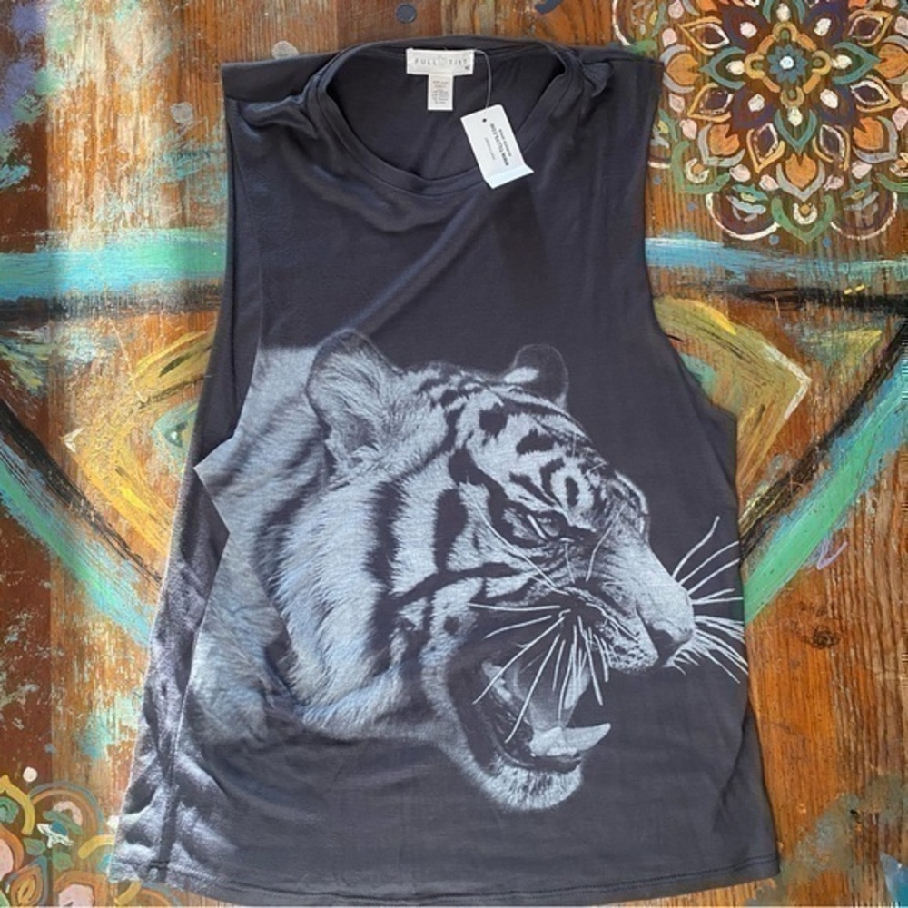 NWT Full Tilt Tiger Tank Top Size XS